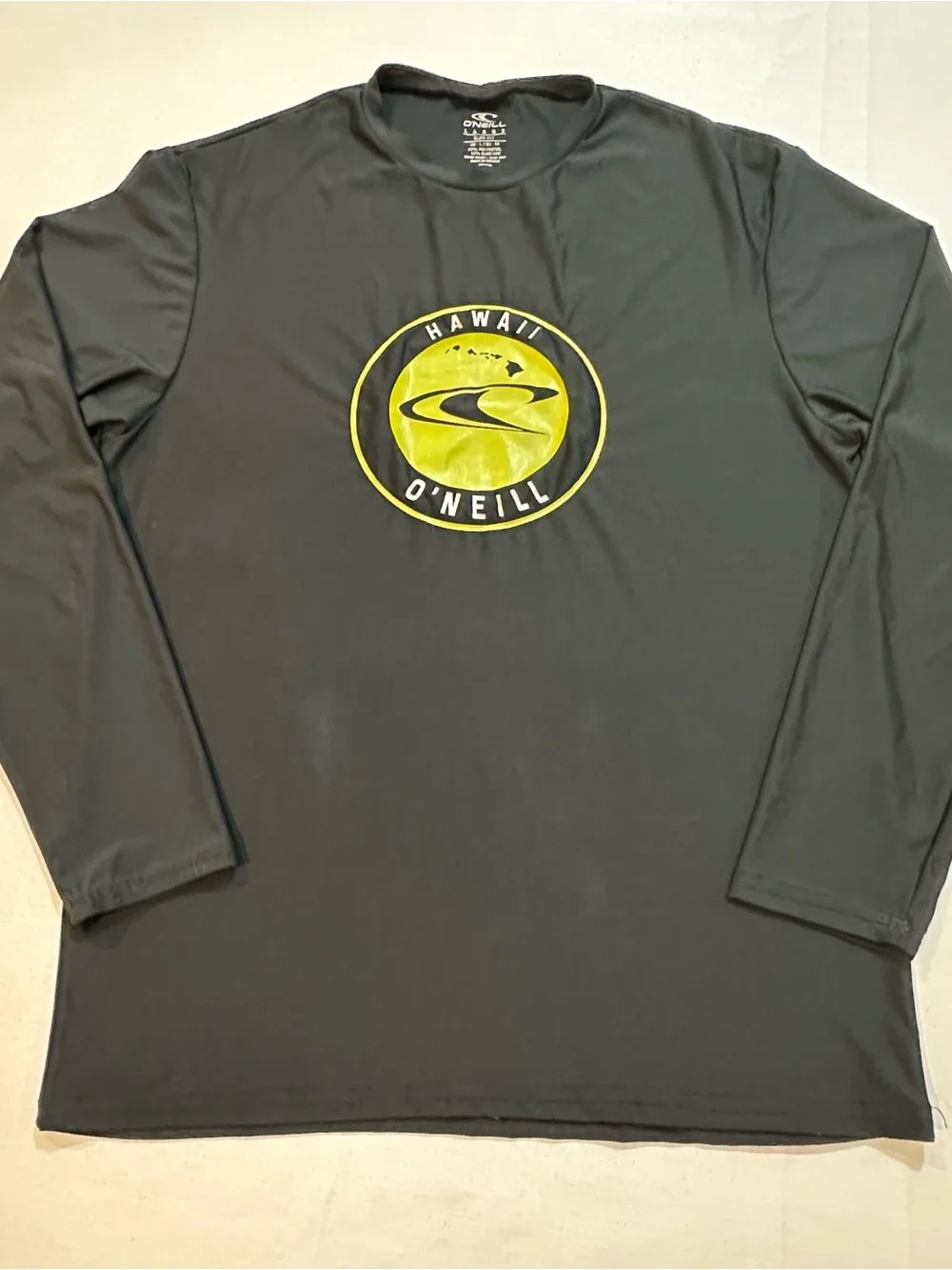 O’Neill Hawaii UPF 50+ HyperDry Rash Guard Large